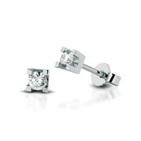 Orecchini Lelune Donna LELUNE DIAMONDS in Oro bianco Diamante LDEA014 - LDEA014